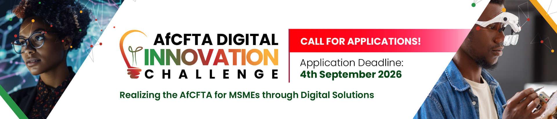 AfCFTA Digital Innovation Challenge programme banner